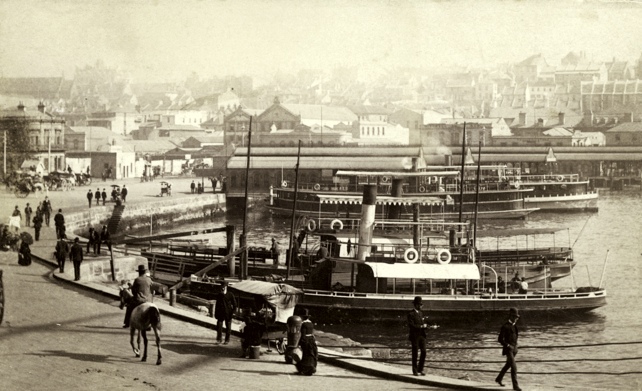 A view of Circular Quay, Sydney, c 1880s