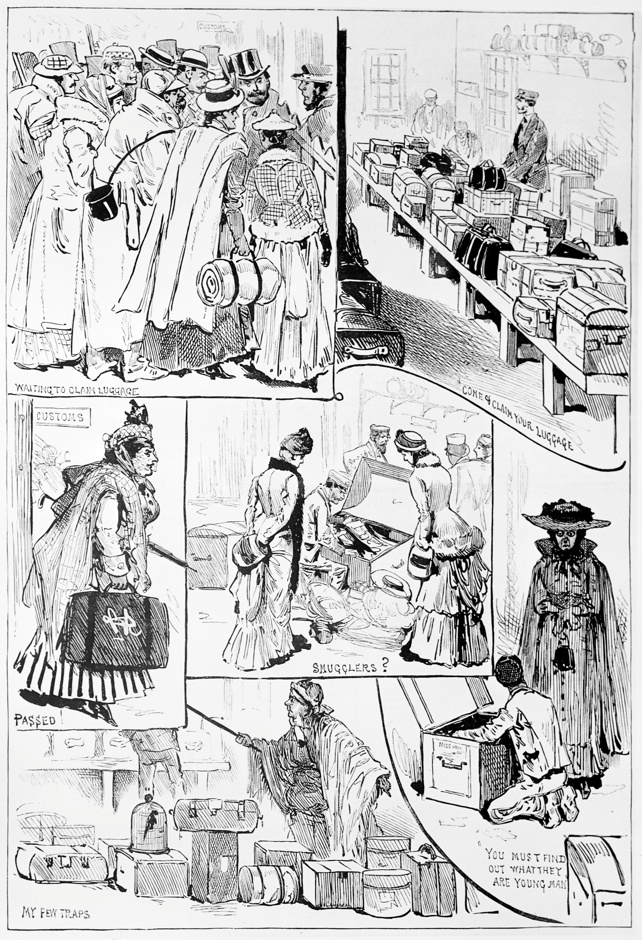 Cartoon from the Australasian Sketcher, 4 October 1887