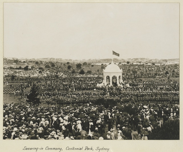 Image of Centennial Park, Sydney, Commonwealth Day 1 January 1901