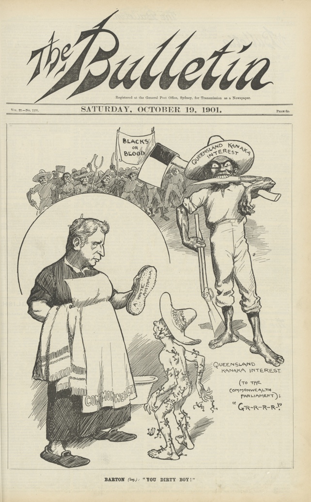 A cartoon from The Bulletin, 19 October 1901